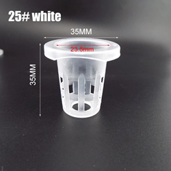 Kweekmandjes, stekken en zaaien dmv Hydrocultuur +/- 10st 2-3.5x3.5cm  stekken en zaaien op water #25  