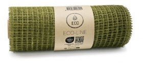 Actie Sizo net Jute net Olive Olijf groen 5m x 30cm  van E 21.85 voor E 15.99