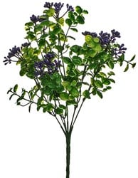 BERRY BUSH LILAC/GREEN 32cm   Kunst Bessentak Berry bush  
