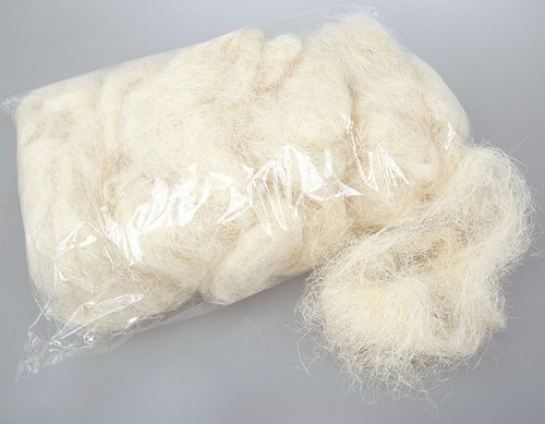 Sisal gebleekt Doos los +/- 6 kilo Sisal bulk