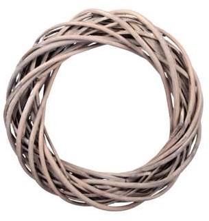 Krans wilgentenen 20 cm. vergrijsd Krans wilgentenen