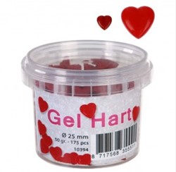 Waterparels, gelparels maar dan RODE HARTJES, ) 50gram GAAFIdea 10394