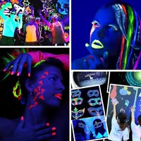 Luminous poeder Glow in the Dark Pigment 20gr BLUE blauw Poeder Kleurstof voor Epoxy Resin, Nagels, Decoratie, Makeup,Schilderen-3