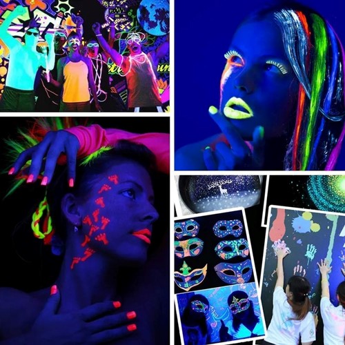 Luminous poeder Glow in the Dark Pigment 20gr BLUE blauw Poeder Kleurstof voor Epoxy Resin, Nagels, Decoratie, Makeup,Schilderen-3
