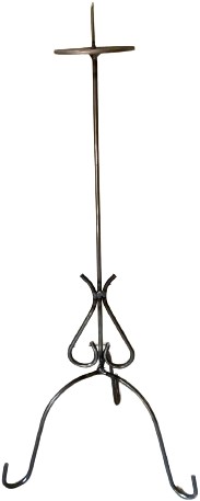 Metaalstaander Luxe kandelaar 41cm Hoog, 18cm Breed Zo van de smid dikte4mm