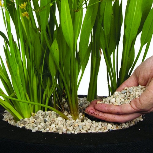 Steentjes voor potplanten en vijver Velda vijvergrind, Pond Gravel 4/6 mm, 2 liter afdek steentjes