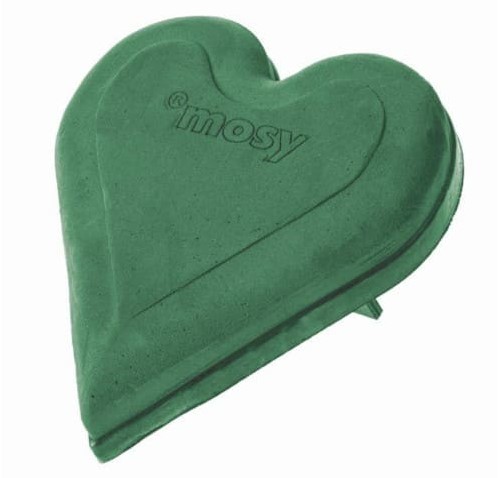 Hart 40 cm Aquadur Hart met standaard oase voor verse bloemen Heart with stand