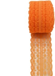 Budget Lint Kant Oranje +/-45mm 10 meter Orangekant 45 mm
