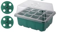 Seed Starter box [zonder licht] 12 cellen / st Vensterbankkasjes met verstelbare ventilatie