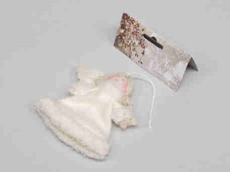 Engel van stof hanger 12cm. / 2 stuks Engel