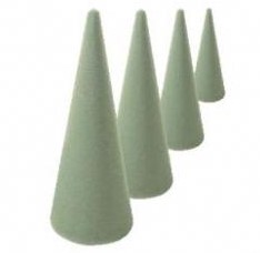 Kegel steekschuim 40 cm oase voor verse bloemen 40 x 12 cm-2