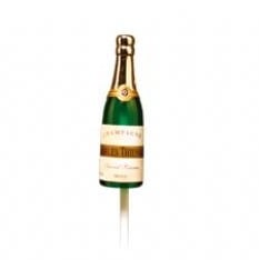bijsteker champagne fles groot 13. 5cm. / st bijsteker champagne fles