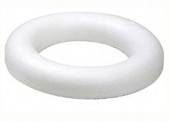 Oasis Styropor RING platrond 17*3 cm. platronde ring