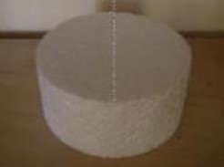 Oasis cake 15*7 dummy Styropor taart 15*7 cm. Taart Dummy