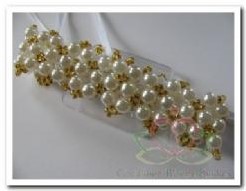 Corsage Enkelcorsage Elegance Champagne Corsage Enkelco