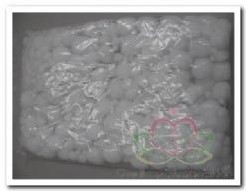 Watteballen, Wattebol wit, 12 mm ›, ZB-zak … 50 st. Watteballen, wit, 12 mm ›