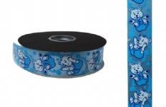 Lint Blauwe Beer 34 mm rol100 meter Lint Blauwe Be
