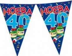 Vlaggenlijn Hoera 18 Jaar 6 m Vlaggenlijn Hoe