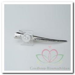 Haarcorsage haarclip Accent Crystal Silver Haarcorsage haa