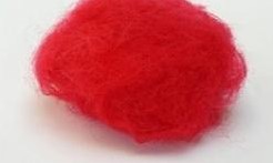 BULK Wooly Rood / Decotwister / Fluf 8 kilo Wooly Rood / Decotwister