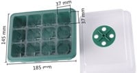 Seed Starter box [zonder licht] 12 cellen / st Vensterbankkasjes met verstelbare ventilatie-2