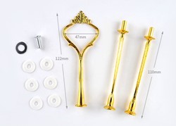 Benodigdheden voor Siliconenmal Etagiere Goud 024320 voor Epoxy Resin en andere hobby's