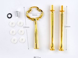 Benodigdheden voor Siliconenmal Etagiere Goud 024318 voor Epoxy Resin en andere hobby's