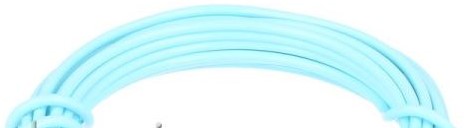 Aluminiumdraad gelakt - 2mm12 meter - Pastelblauw 34 Aluminiumdraad 100gr