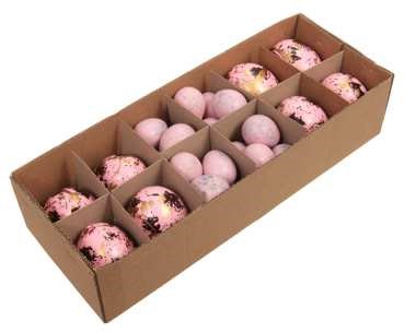 Actie 32 Eieren mix 8 kippeneieren+24 kwarteleitjes Roze leeggeblazen voor decoratie