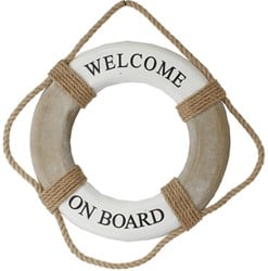  Reddingsboei Boei Naturel Welcome on board 30 Grote boei