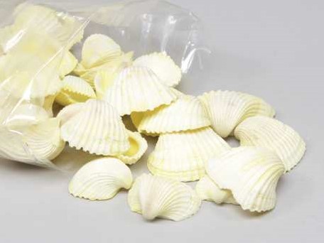 Chippy Pastel schelpen yellow washed, 1 kilo