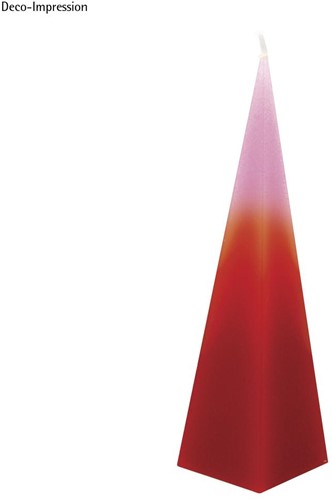 Kaarsengietvorm Pyramide 22 cm. Mal gietvorm Pyramide