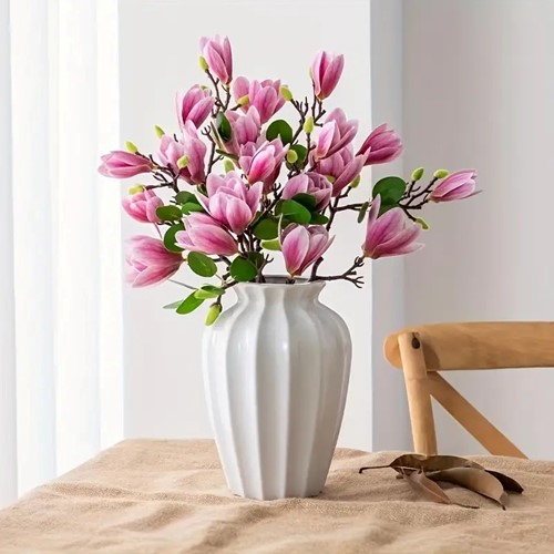 Magnolia TAK 65 cm Purple / stuk Mooie kunst bloesemtak