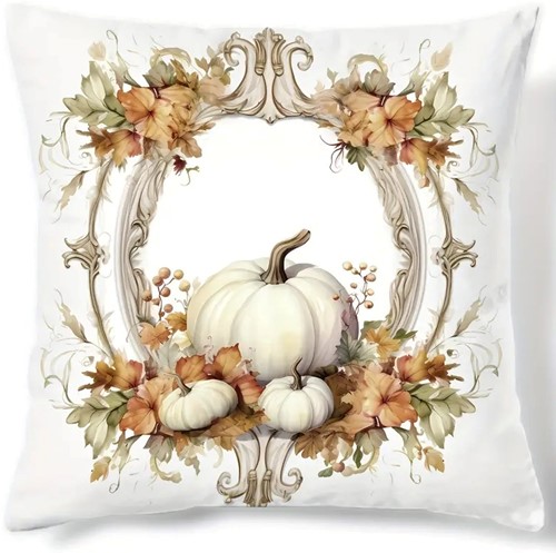 Kussenhoes Witte pompoentjes #29 mooie kussenhoes 45*45 cm