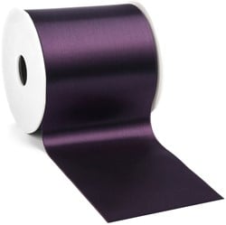  Lint WIDE Satin Satijn Deep Purple, Blue Purple 70 mm /rol 25 m ook geschikt om te bedrukken met onze lintprinter