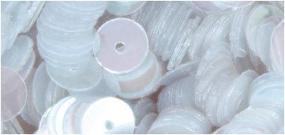 Pailletten, glad, 6mm ›, ZB-zak … 1000 stuks. Iriserend/kris Pailletten, glad, 6mm ›,