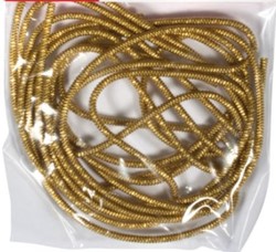 Bouillondraad, ø 2,0 mm, 2,0 m, goud Bouillondraad