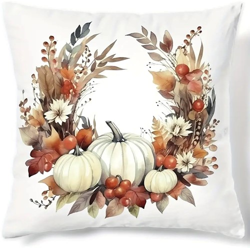 Kussenhoes Witte pompoentjes #30 mooie kussenhoes 45*45 cm