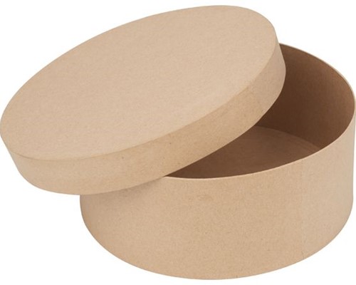 Bloemendoos ronde doos, Ø 19 cm Papiermache Bloemendozen