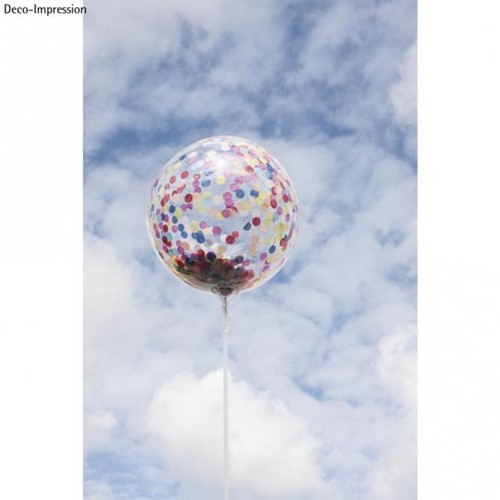 Bubble ballon, 50 ñ 5cm. ›, transparant, ZB-zak 2st Ballonnen