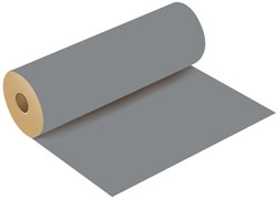 Bloemenpapier KRAFTPAPIER ROL 50cm. X 3kg BRIGHT SILVER cadeaupapier WITH POLISHED FINISH