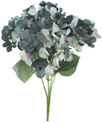 Hortensia GROOT HYDRANGEA BUSH TEAL/GREEN 45 cm Zijdebloem flowerwall vuller