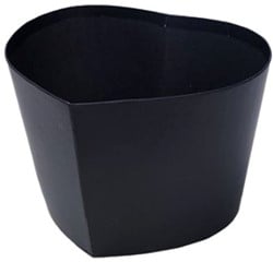  Actie Bloemendoos [ zonder deksel] 14cm ROSE BOX Hartvorm karton Zwart Flowerbox Cadeaudoos voor bv rozen
