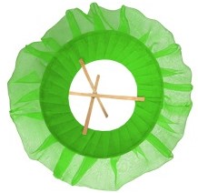 Boekethouder organza non woven 25cm. Groen Boekethouder