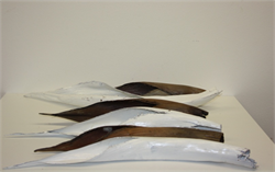  Coco TUBE zak per 3st Cocoblad gesloten WHITE! Coco TUBE zak per 3st excl decoraties