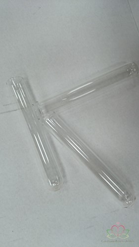Reageerbuisjes Test tube glass 10 cm. d. 1, 5cm. set 12stuks Reageerbuisjes 1, 5cm.*10cm.