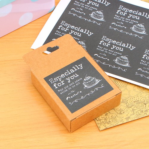 6 Stickers Labels Especially for you vierkant 6 Stickers Labels Especia