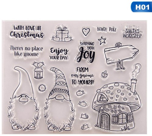 Acrylstempels SiliconenChristmas etc Acrylstempels