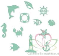 Vilt sortiment Maritiem MINT pakje 12 stuks Maritiem