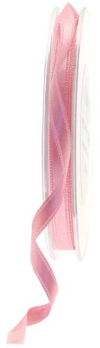 Dubbelsatijn 6mm x 20m Soft Pink Double Faced Satin Ribbon Dubbelsatijn